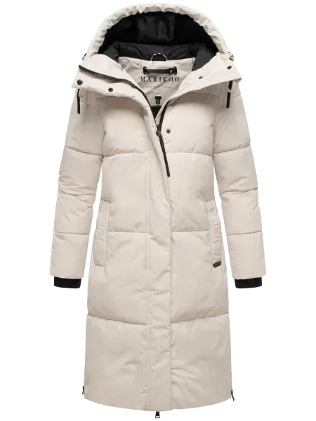 MARIKOO Palton de iarnă Michikoo XVI murdar alb