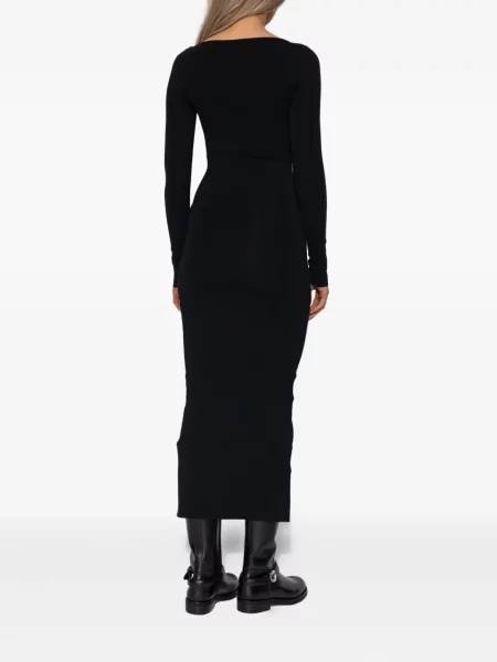 Rochie maxi Entire Studios până la genunchi de costum negru