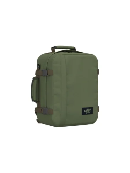CabinZero Classic 28 l túrahátizsák khaki színben grúz színű túra hátizsák. Méret: 28 l zöld