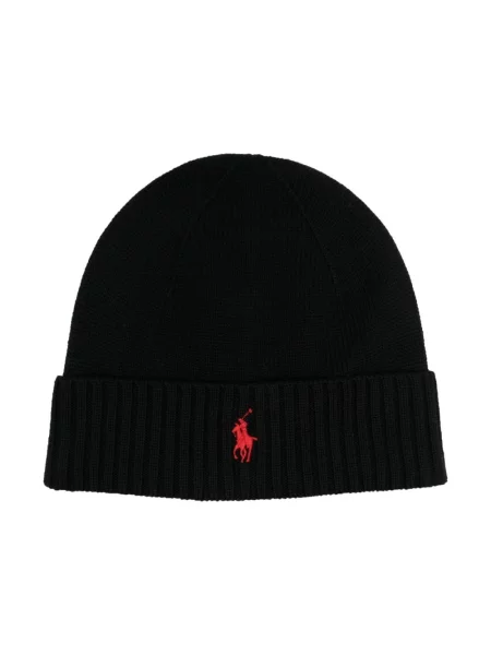 Polo Ralph Lauren czapka wełniana czarna