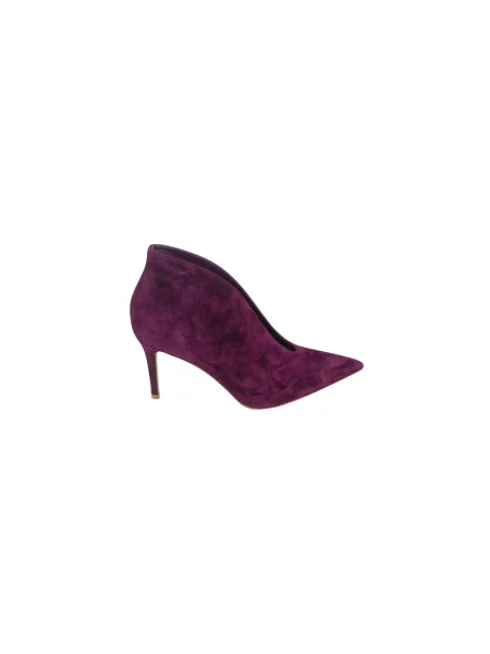Buty do kostki Gianvito Rossi fioletowe