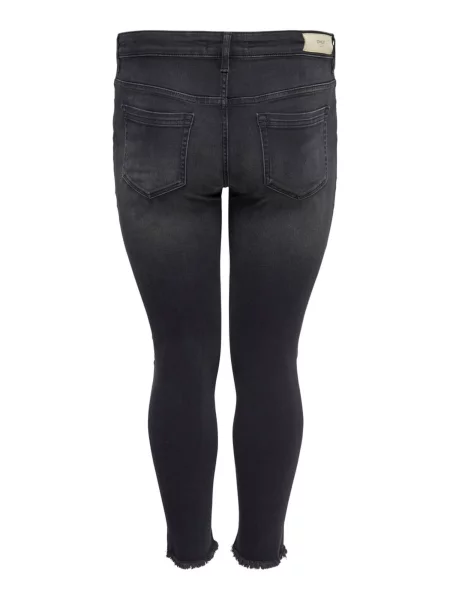 ONLY Carmakoma Jeans denim negru