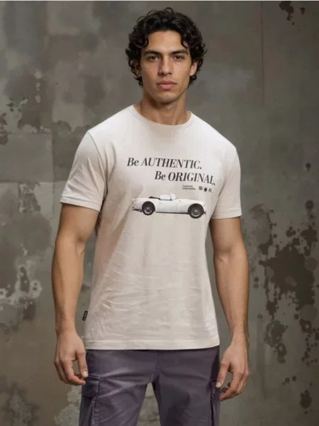 Košile Sinsay s potiskem šedá