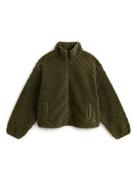VANS Jachetă fleece Queens oliv