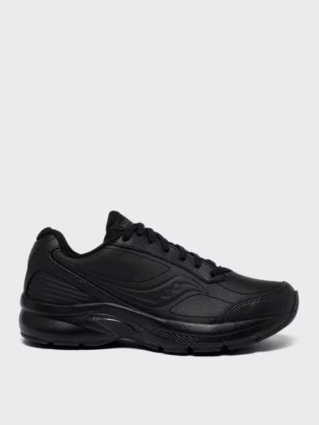 Кожаные кроссовки Saucony черные