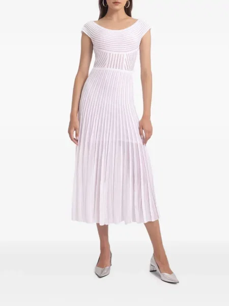 Rochie midi Gemy Maalouf alb