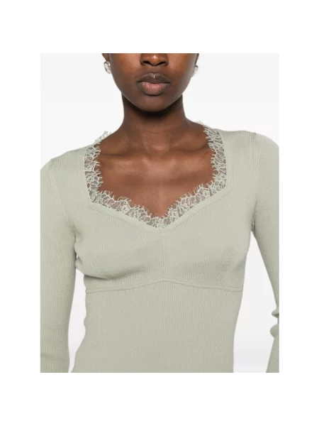 Sweter Twinset zielony
