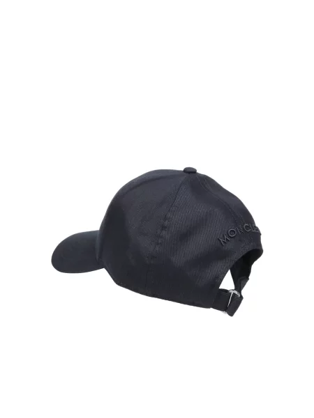 Czapka z daszkiem Moncler czarna