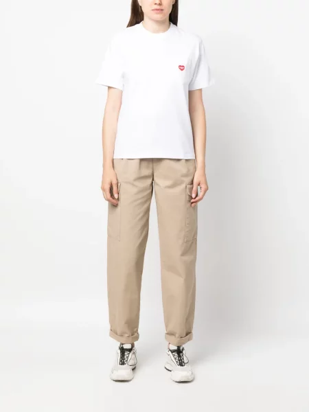 Μπλούζα Carhartt Wip με αυτόγραφο λευκό