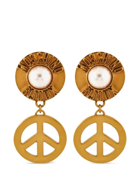 Cercei Moschino auriu