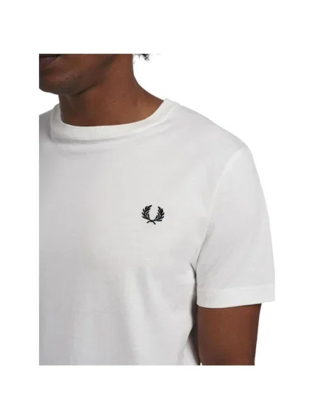 Tričko Fred Perry s okrúhlym výstrihom biela
