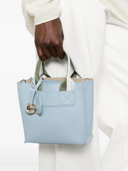 Shopper torbica Furla s printom plava