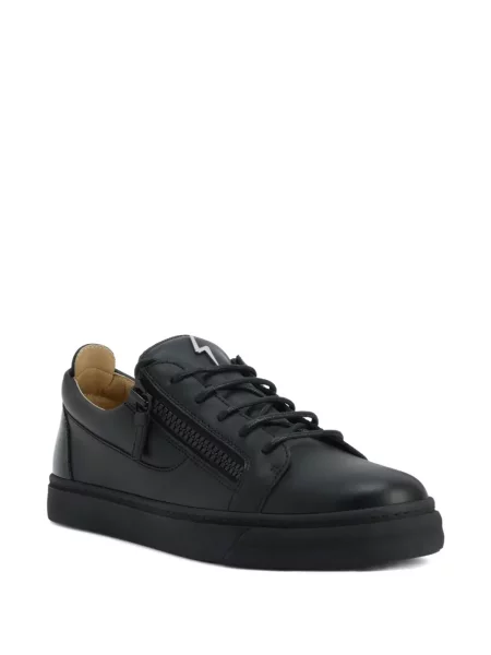 Iš natūralios odos sportbačiai Giuseppe Zanotti Frankie juoda