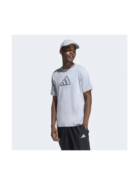 Tričko Adidas sivá