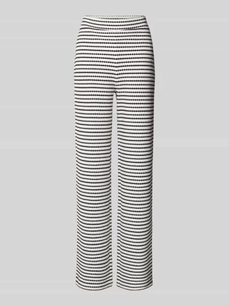 Spodnie materiałowe o kroju relaxed fit z bawełną S.oliver Red Label granatowe