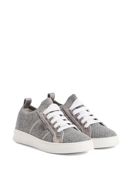Sneakersy dziecięce Brunello Cucinelli szare