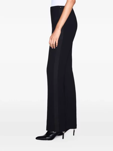 Pantaloni Armani Exchange din satin negru