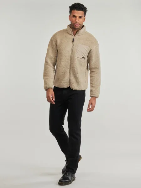 Geacă Fila din fleece bej