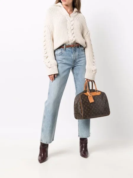 Kabelka Louis Vuitton Pre-owned hnědá