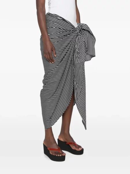 Fusta maxi The Frankie Shop plic negru