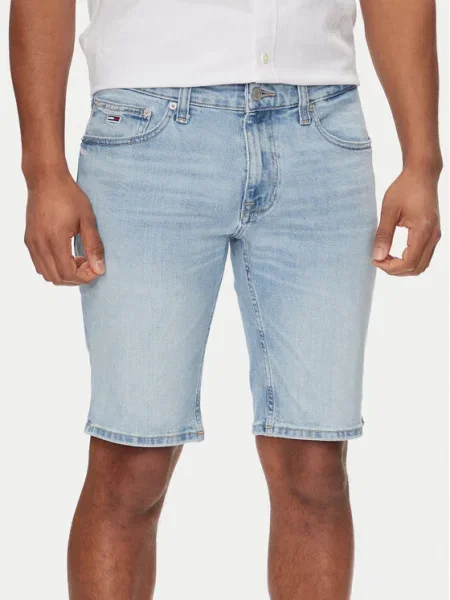 Tommy Jeans Pantaloni scurți de blugi Scanton albastru