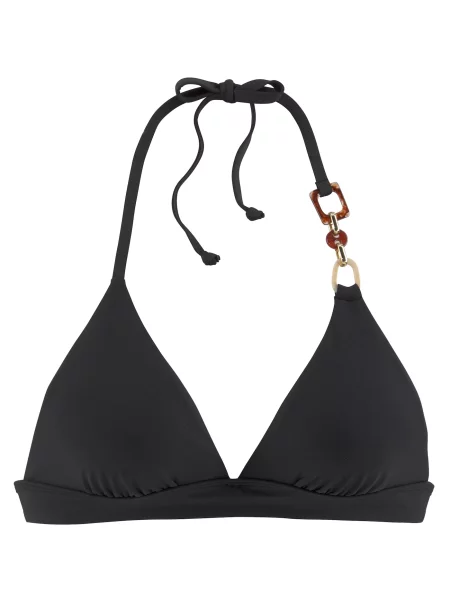 LASCANA Sutien costum de baie Yves crem / maro negru