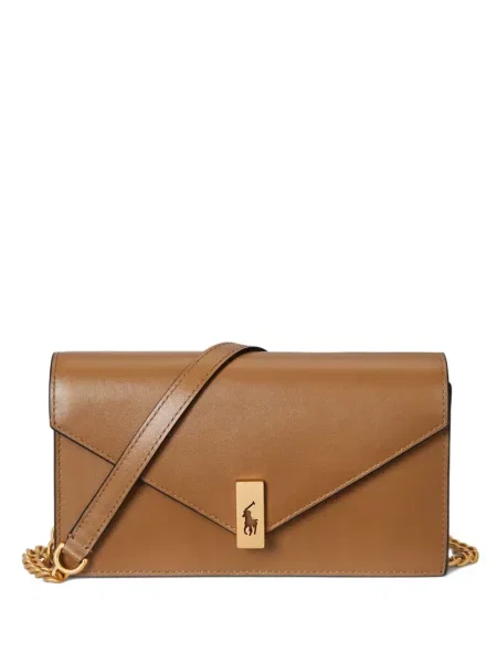 Polo Polo Ralph Lauren z twillu do kolan plisowane żółte