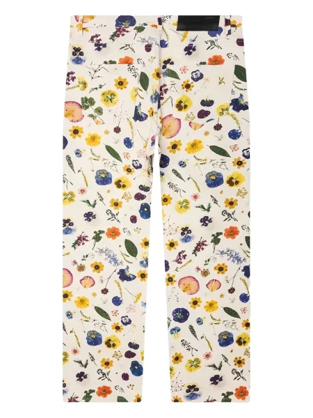 Blugi Nahmias cu model floral cu mărgele