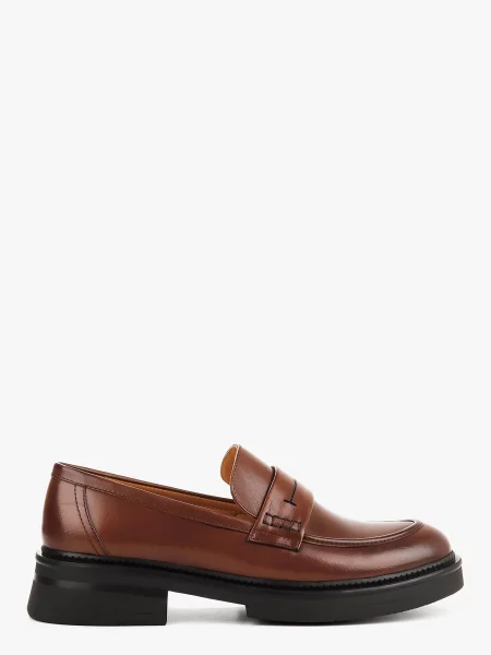 Шкіряні Лофери LeBERDES коричневий