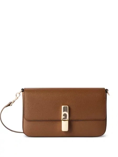 Geanta crossbody Furla din piele maro