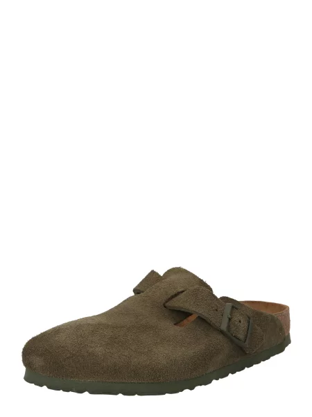 BIRKENSTOCK Natikače s Boston tamno zelena