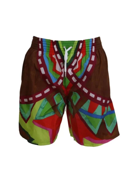 Kąpielówki Dsquared2 w geometryczne wzory