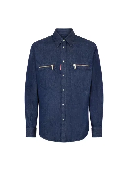 Koszula Dsquared2 niebieska
