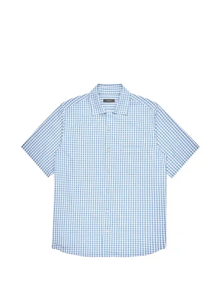 Cămașă Glanshirt în carouri albastru