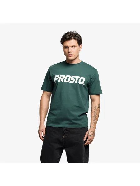 Tricou Prosto T-shirt Biglog Bottle Green L verde