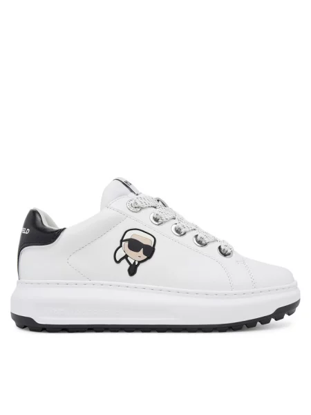 Sneakersy KARL LAGERFELD białe