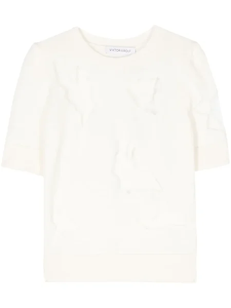 Top Viktor & Rolf tricotate alb