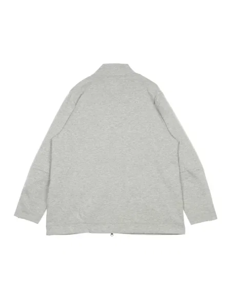 Lniana bluza polarowa Nike szara