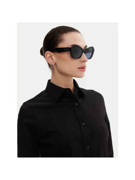 Солнцезащитные очки Trussardi черные