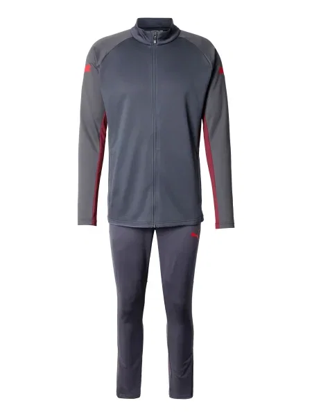 PUMA Športna trenirka IndividualLIGA marine / grafit / krvavo rdeča