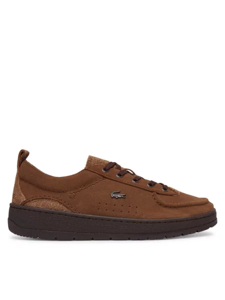 Sneakersy Lacoste hnědé