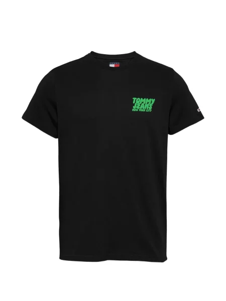 Tricou Tommy Hilfiger cu imagine negru