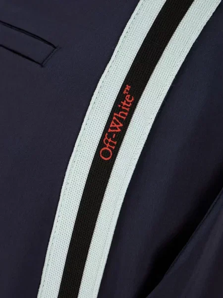 Pantaloni Off-white cu dungi alb
