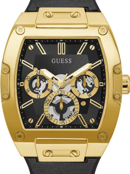 GUESS Ceas analogic Phoenix auriu negru