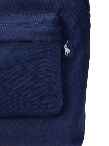 Kratak samt polo majica Polo Ralph Lauren s vezom crna