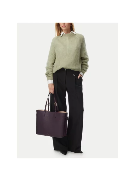 Furla Τσάντα Ava L Tote Σκούρο καφέ