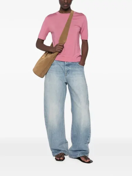Scurt pulover Weekend Max Mara roz