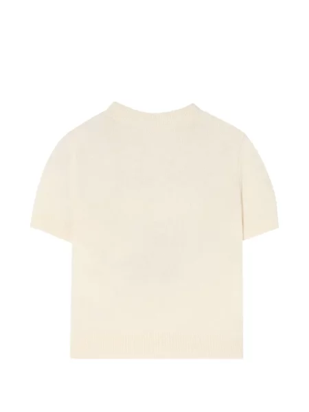 Top copii Burberry alb