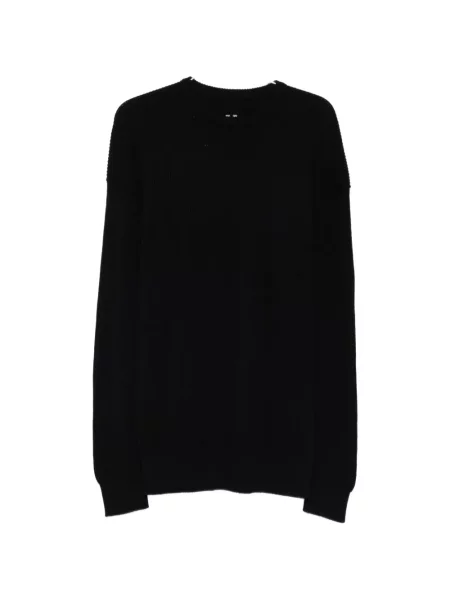 Pulover Rick Owens cu decolteu rotund negru