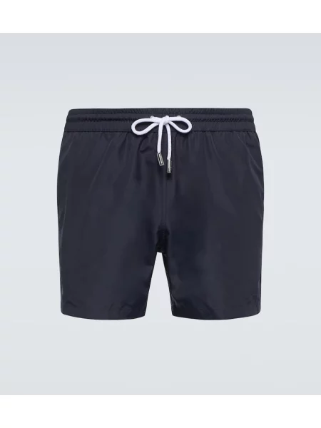 Plavalne hlačke Thom Sweeney z vrvico modra